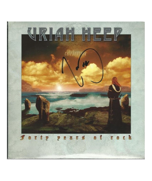 URIAH HEEP - CELEBRATION - FORTY YEARS OF ROCK ( 7" + CD LTD ED. AUTOGRAFATO )