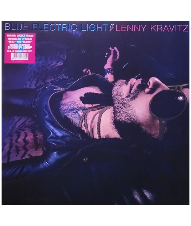 Lenny Kravitz – Blue Electric Light (2LP - PINK AND BLUE - AUTOGRAFATO)