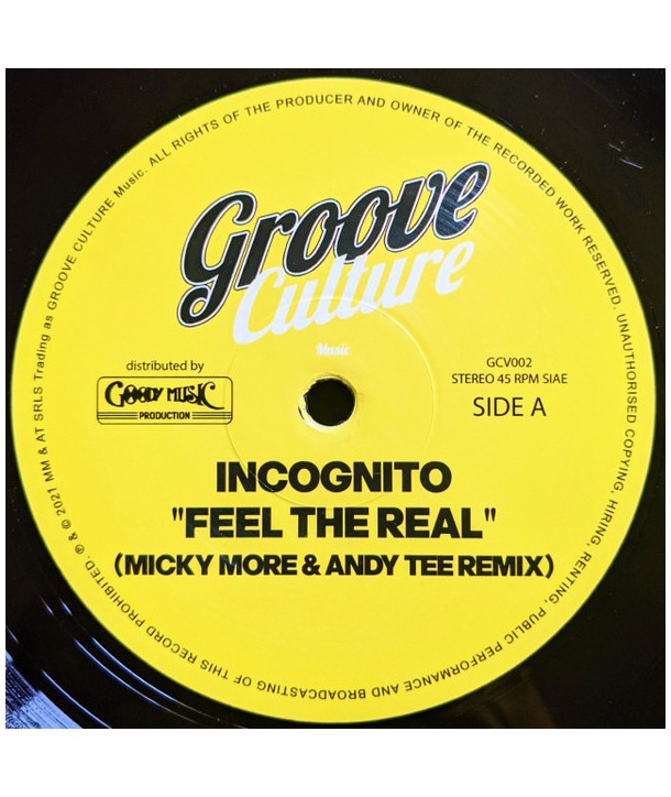 Incognito – Feel The Real (Micky More & Andy Tee Remix) VINILE 12"