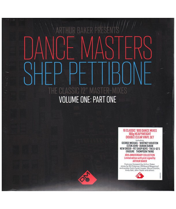 Arthur Baker / Shep Pettibone – Dance Masters: Shep Pettibone (2LP CLEAR)