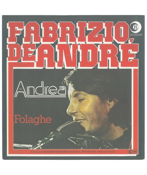 Fabrizio De André – Andrea (VINILE 7")